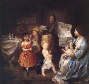 Lilly martin spencer War Spirit at Home oil painting